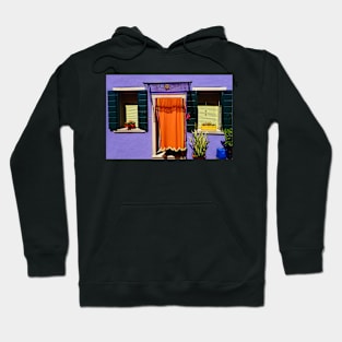 Bright Exteriors in Burano Hoodie